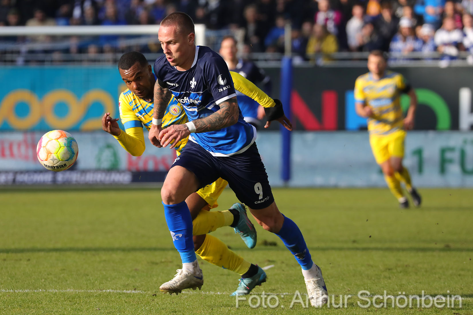 Phillip Tietz ist Lilien-Spieler des 20. Spieltags