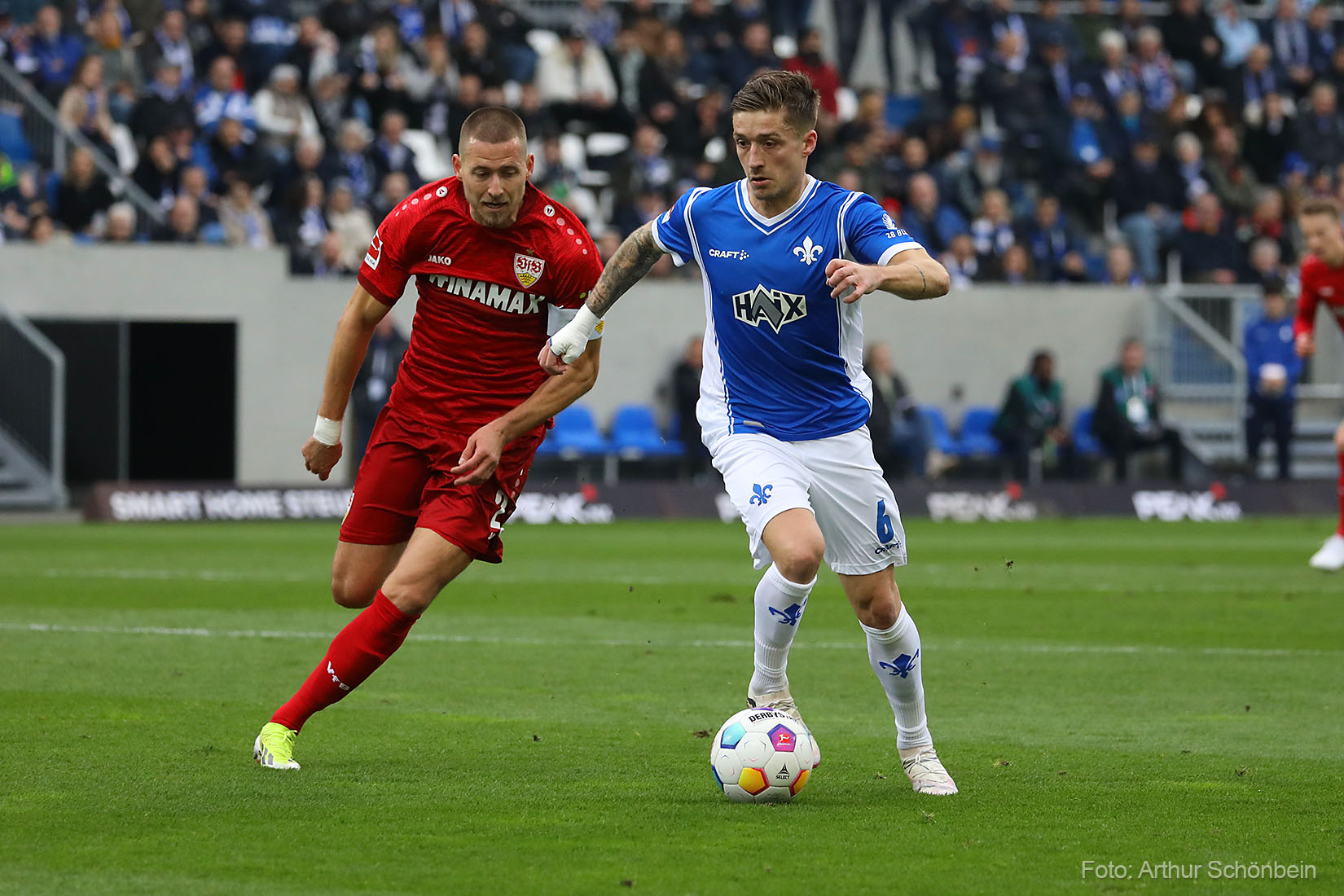 Marvin Mehlem ist Lilien-Spieler des 22. Spieltags